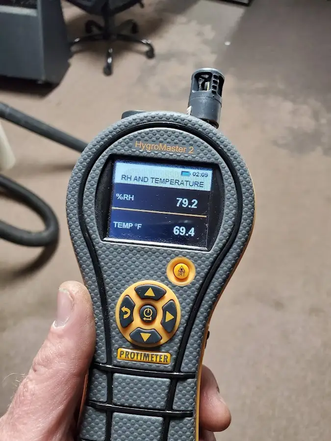 Moisture meter humidity assessment for Fire & Smoke Damage Restoration in Fresno